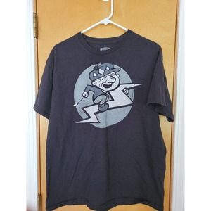 Bioshock Infinite PS3 Xbox 360 Promo Black Short Sleeve T Size Large Shirt